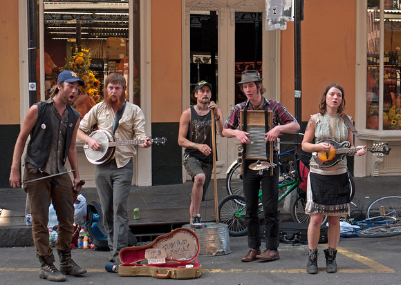 Standard Family Band on Royal St.