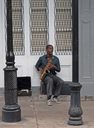 Morning Blues on Chartres Street