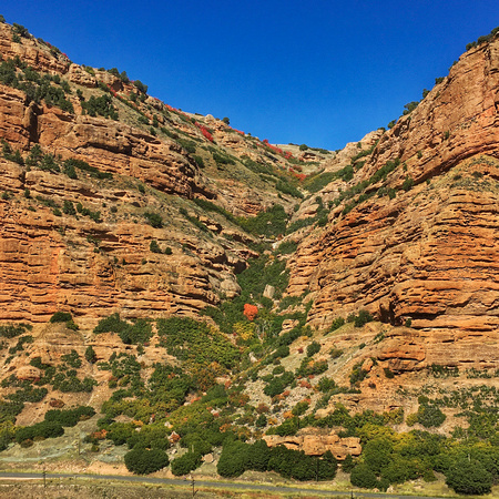 Echo Canyon, Utah, from the I 80 West Rest Stop