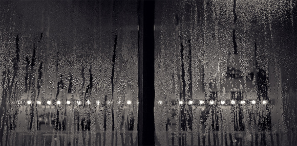 Condensation. Cafe DuMonde, New Orleans